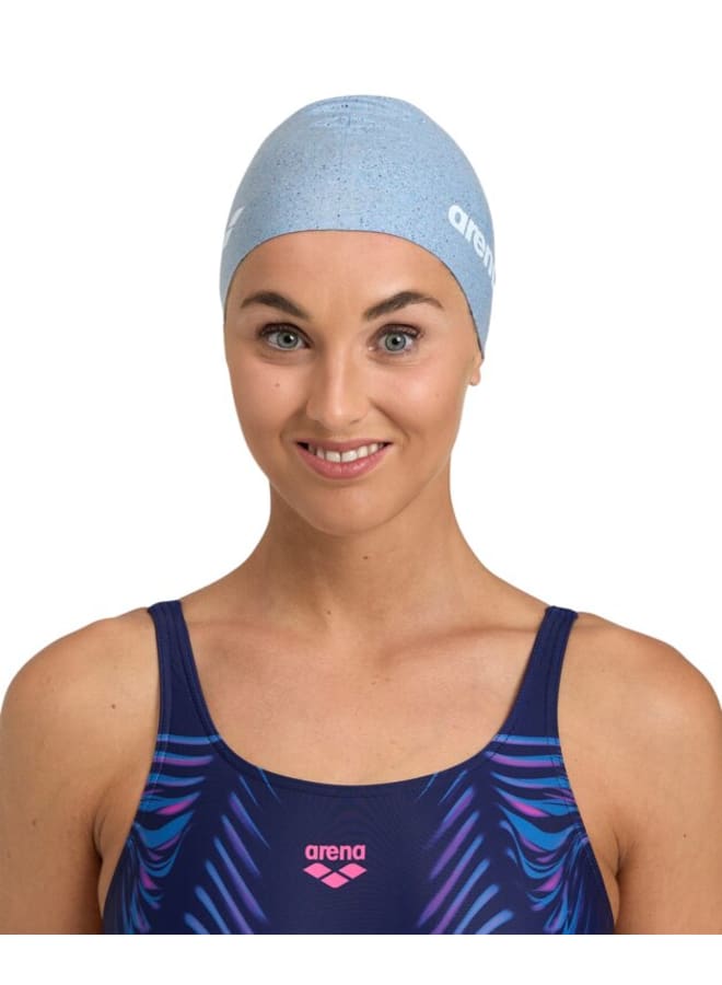 arena Silicone Cap Grey_Multi Swim Caps, Training, Pool, Equipment, Uni Adult - Premium Silicone Hydrodynamic Swim Cap - Image 1